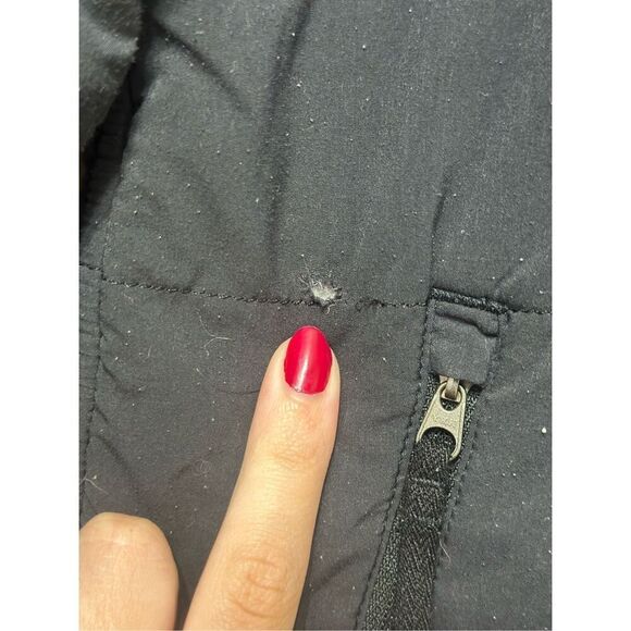 The North Face Mountain Sweatshirt Full Zip Up Hoodie Black Jacket Women's Small - Picture 6 of 12